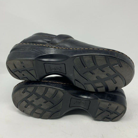 Born BOC Concept Womens 10M Black Leather Clogs - Picture 6 of 8